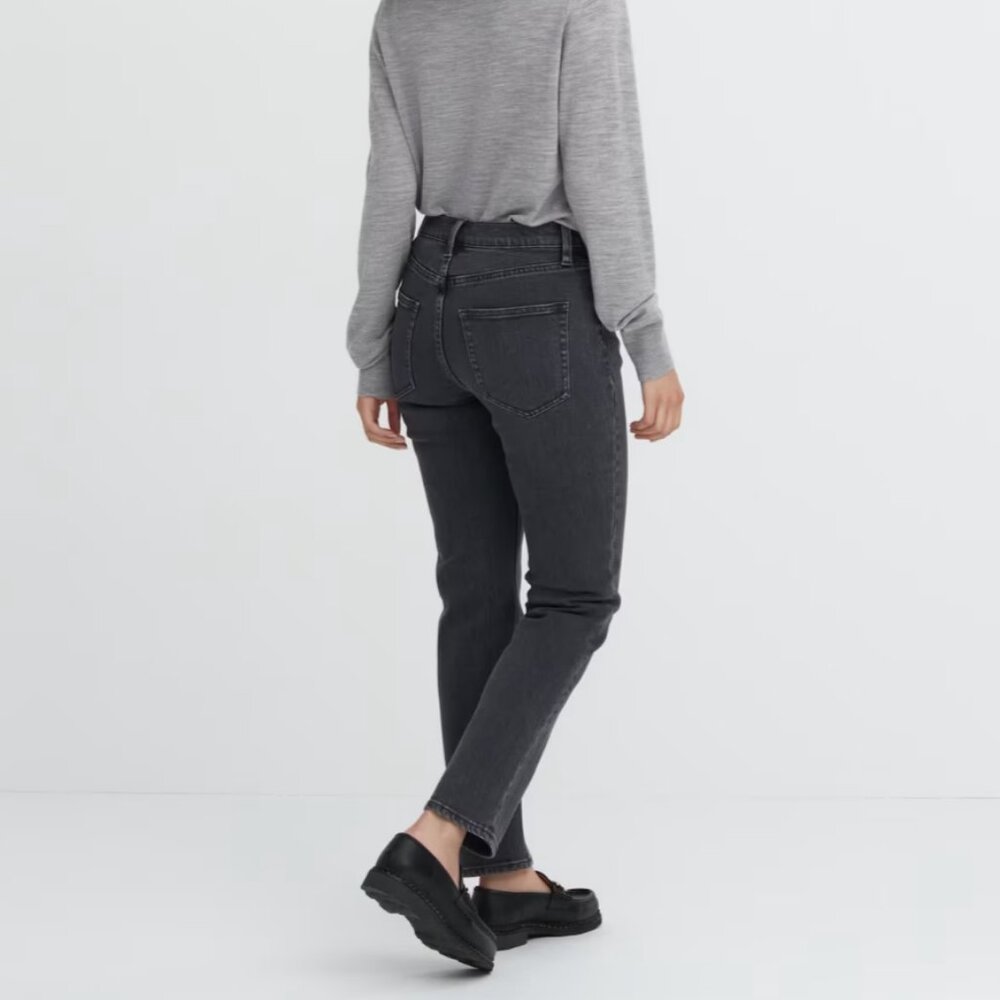Uniqlo black stretch skinny jeans